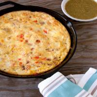 Meat Lovers Frittata with Salsa Verde image