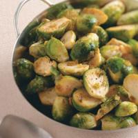 Lemon-Pepper Brussels Sprouts image