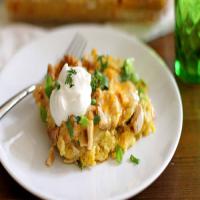 Green Chile Chicken Tamale Bake_image