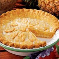 Contest-Winning Glazed Pineapple Pie image