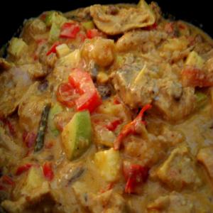Fast Fruity Chicken Curry. (The All American Way) image