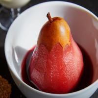 Spiced Red Wine Poached Pears_image