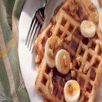 Banana-Nut Waffles image