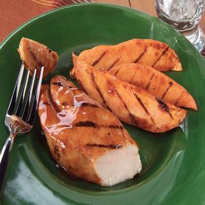 Barbecued Turkey & Sweet Potato Spears_image