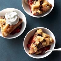 Cherry Upside-Down Bread Pudding_image
