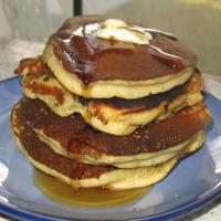 Cinnamon Applesauce Breakfast Pancakes image