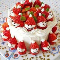 Strawberry Santa Cake Recipe - (4.3/5)_image