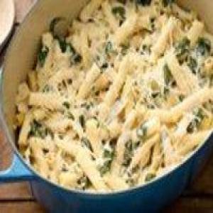 One-Pot Parmesan Chicken Ziti with Artichokes and Spinach_image