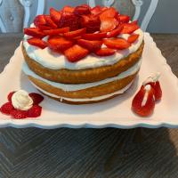 Strawberry Refrigerator Cake image