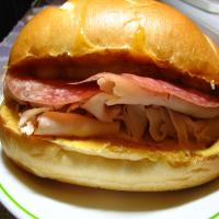 Toasted Salami and Turkey Sandwiches image