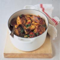 Spanish Chicken with Butter Beans, Chorizo and Tomatoes_image