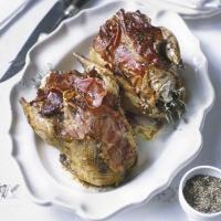 Roast pheasant with ricotta & Parma ham image