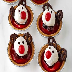 Reindeer Cherry Cheesecake Tarts image