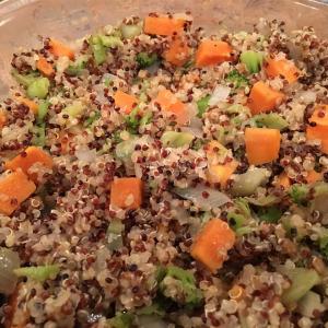 Quinoa with Sweet Potatoes and Broccoli image
