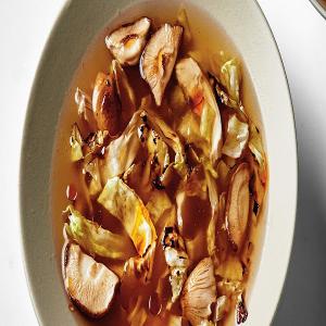 Chicken Soup with Charred Cabbage_image