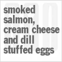 Smoked Salmon, Cream Cheese And Dill Stuffed Eggs_image