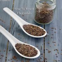 how to roast flax seeds recipe | healthy roasted alsi | roasted flax seeds benefits | how to cook flax seeds |_image