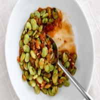 Fava Beans with Tomato Garlic Sauce image