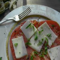Heirloom Tomato, Mozzarella and Basil Side Dish image