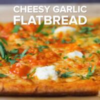 Cheesy Garlic Flatbread Recipe by Tasty_image