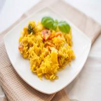 Saffron Steamed Plain Basmati Rice_image