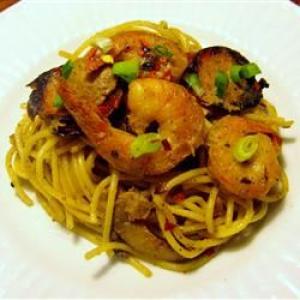 Shrimp and Andouille Sausage with Mustard Sauce_image
