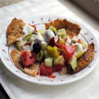 Greek Fit-For-The-Gods Salad With Spicy Cucumber Dressing_image