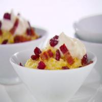 Creamy Polenta with Bacon and Cranberries image