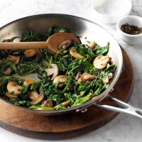 Mushroom and Spinach Saute image