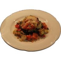 Broiled Portobello Mushrooms with Sauteed Vegetables image