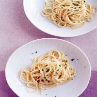 Spaghettini with Lemon Zest and Chives image