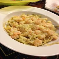 Shrimp & Artichoke Fettuccini_image