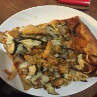 Chicken & Eggplant Flatbread Pizza image