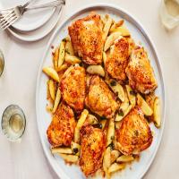 Braised Chicken With Apples and Sage_image