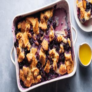 Blueberry Bread Pudding_image