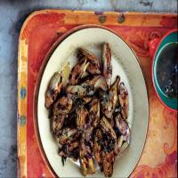 Grilled Baby Artichokes with Caper-Mint Sauce_image