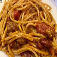 Easy Chili Spaghetti image
