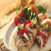 Grilled Bell Pepper and Cheese Pizza_image