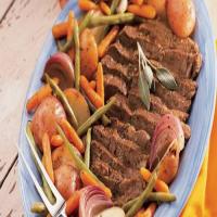 Beef Pot Roast with Vegetables And Herbs_image