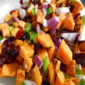 Spicy Roasted Sweet Potato and Cranberry Relish image