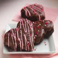 Glazed Brownie Hearts_image