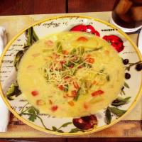 Easy Potato Asparagus Soup image