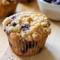 Blueberry Muffins with Crumb Topping_image