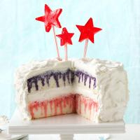 Red, White & Blueberry Poke Cake_image