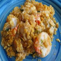 Creamy Shrimp Casserole With Buttery Crumbs image