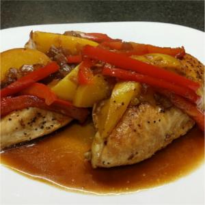 Nif's Chicken and Peaches_image