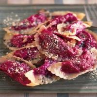 Beet Ravioli with Poppy Seed Butter_image