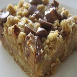 Peanut Butter and Oatmeal Dream Bars-Five Stars_image