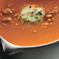 Carrot-Ginger Soup with Chile Butter and Roasted Peanuts_image