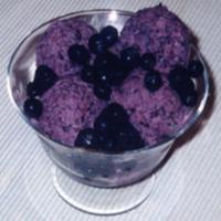 Blueberry Yogurt Ice Cream image